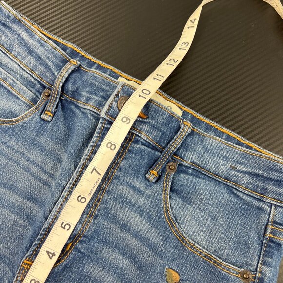 Abercrombie & Fitch Embroidered Floral Super Skinny High Rise Jeans Womens Sz 0 - Picture 10 of 12